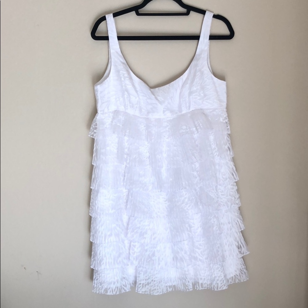 Maggy London tiered dress